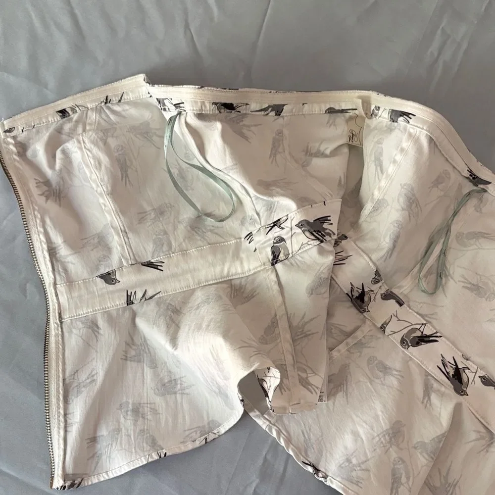 Forever 21 Black and White Floral Bustier Top - Picture 9 of 9